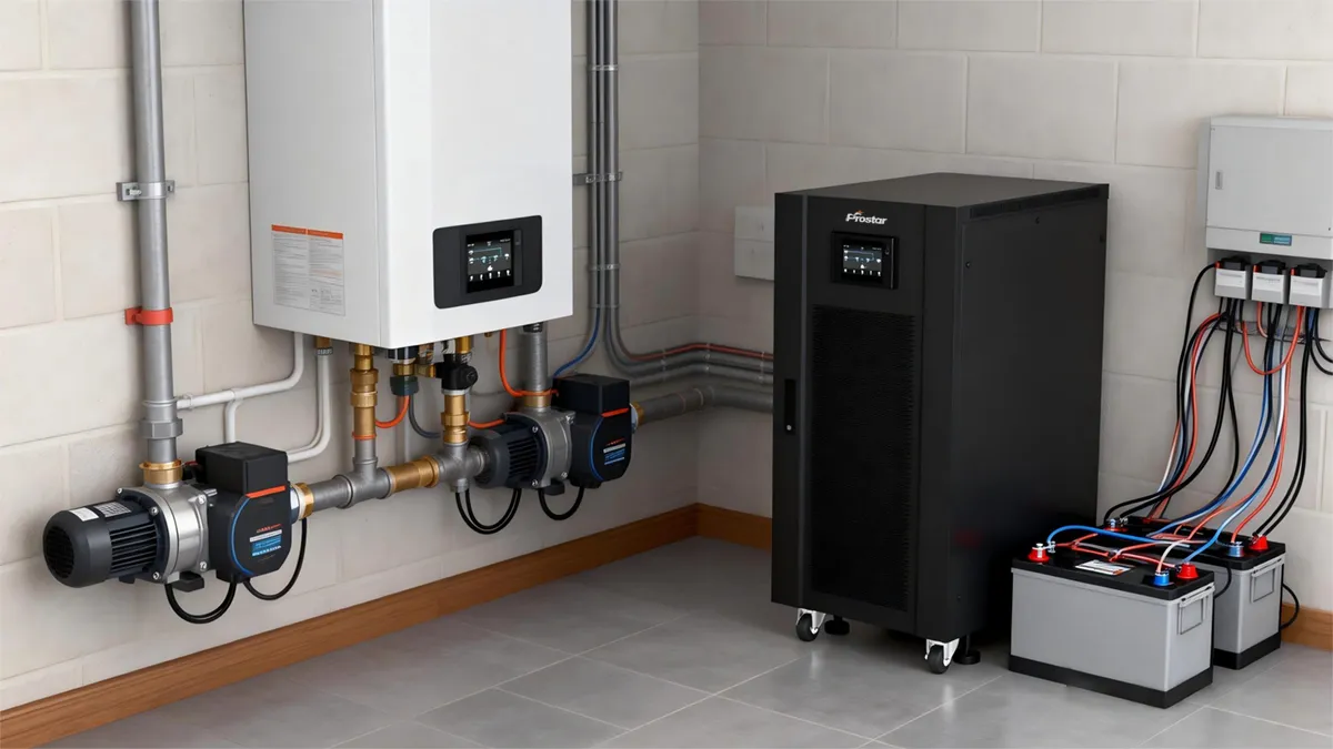 UPS آنلاین برای سیستم بویلر